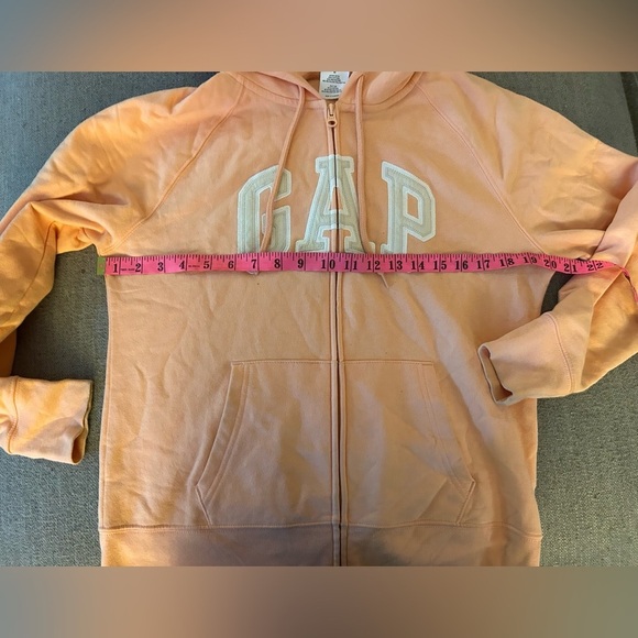 GAP Peach Hoodie Sweatshirt with Logo - Picture 2 of 6